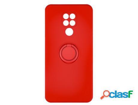 Funda Accetel por Xiaomi Redmi Note 9 Gel O-Ring Rojo