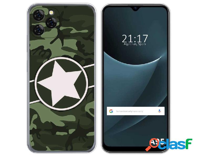 Funda para Blackview A95 TUMUNDOSMARTPHONE Dibujos Camuflaje