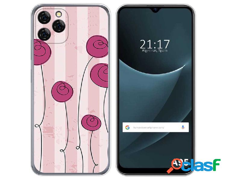 Funda para Blackview A95 TUMUNDOSMARTPHONE Dibujos Flores