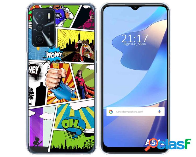 Funda para Oppo A54s TUMUNDOSMARTPHONE Dibujos Comic