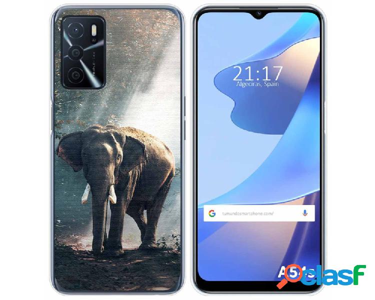 Funda para Oppo A54s TUMUNDOSMARTPHONE Dibujos Elefante