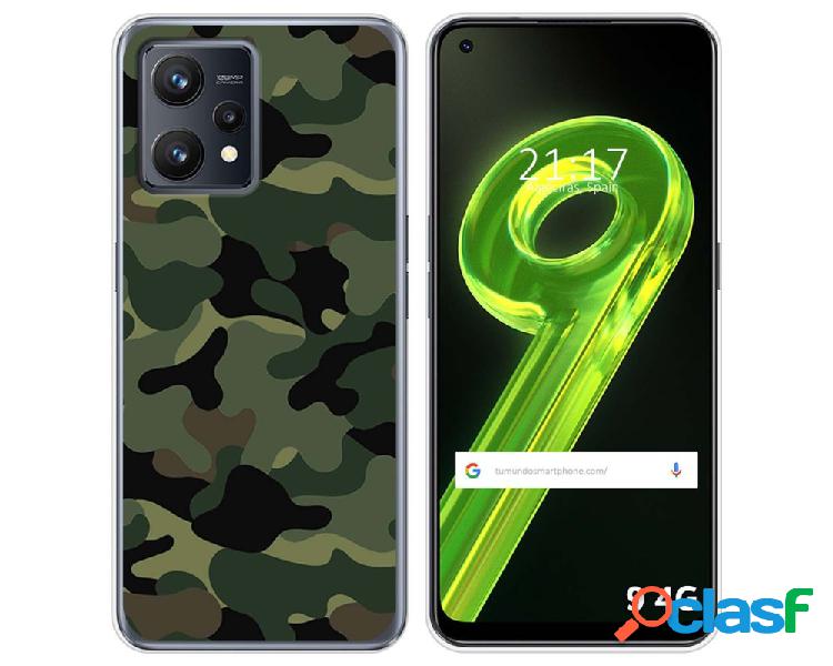 Funda para Realme 9 4G TUMUNDOSMARTPHONE Dibujos Camuflaje