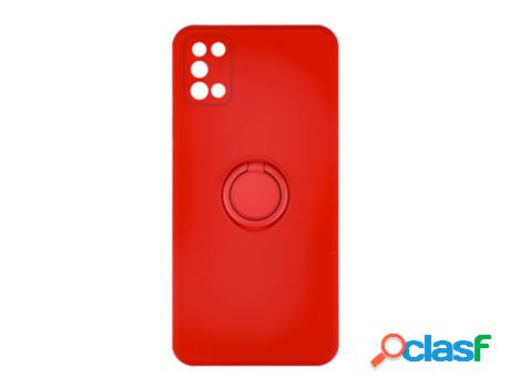 Funda skyhe para Samsung Galaxy A03S Gel O-Ring Rojo