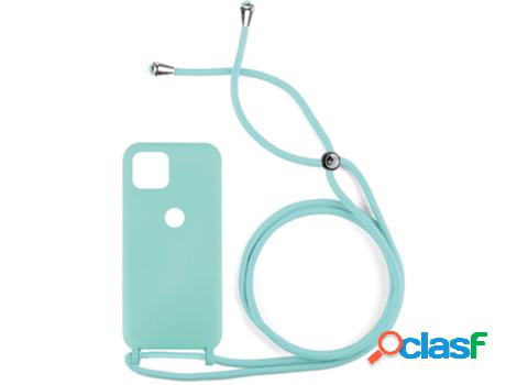 Funda skyhe por Xiaomi Redmi 10A Gel con Cordón Agua Verde