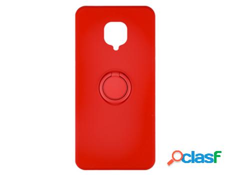 Funda skyhe por Xiaomi Redmi Note 9 Pro Gel O-Ring Rojo