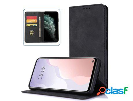 Funda skyhe por Xiaomi Redmi Note 9S Flip Cover PRM Negro