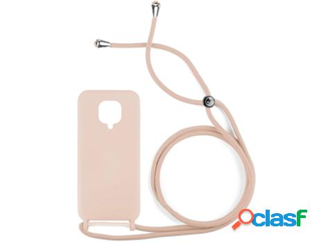 Funda skyhe por Xiaomi Redmi Note 9S Gel con Cordón Rosa