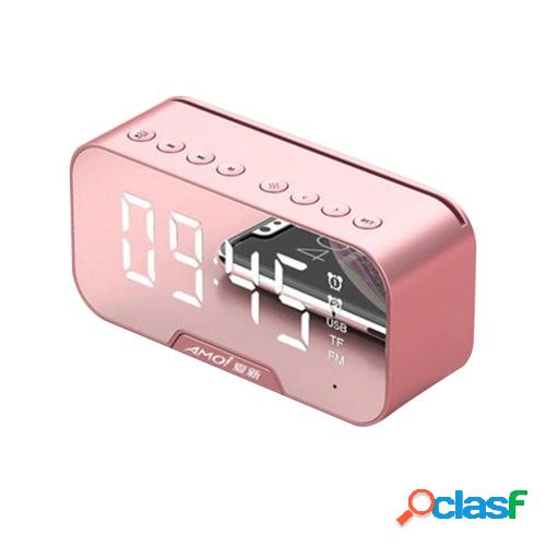 G5 G10 reloj espejo altavoz bluetooth inalámbrico tarjeta