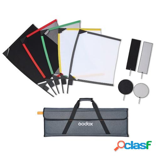 Godox SF4560 Kit de bandera plegable con 5pcs Banderas 45 *