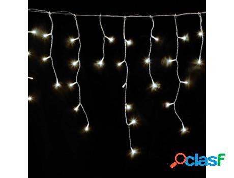 Guirnalda luces navidad cortina 10x1 metros 345 leds blanco