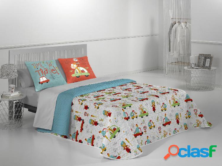 JVR Colcha Bouti Estampada Modelo Traffic - 180 cm Tejidos