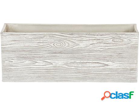 Jarrón Decorativo Paos (Blanco - Fibra de Arcilla - cm)