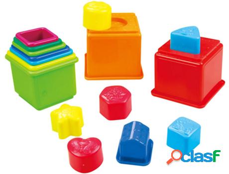 Juego Didácticos PLAYGO Set cubos apilables y figuras