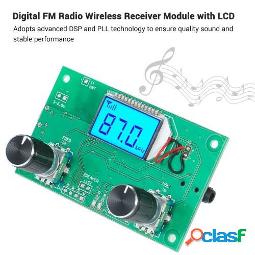 KKmoon Módulo receptor inalámbrico de radio FM digital