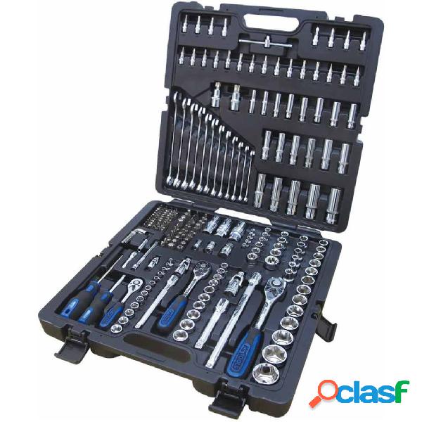 KS Tools Set de carraca vasos y puntas CHROMEplus 216 piezas