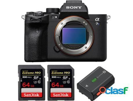 Kit Cámara Acessórios SONY Alpha a7S III + 2 SanDisk 64 GB