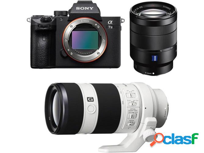 Kit Cámara Mirrorless SONY A 7 III + FE 24-70 f/4 ZEISS +