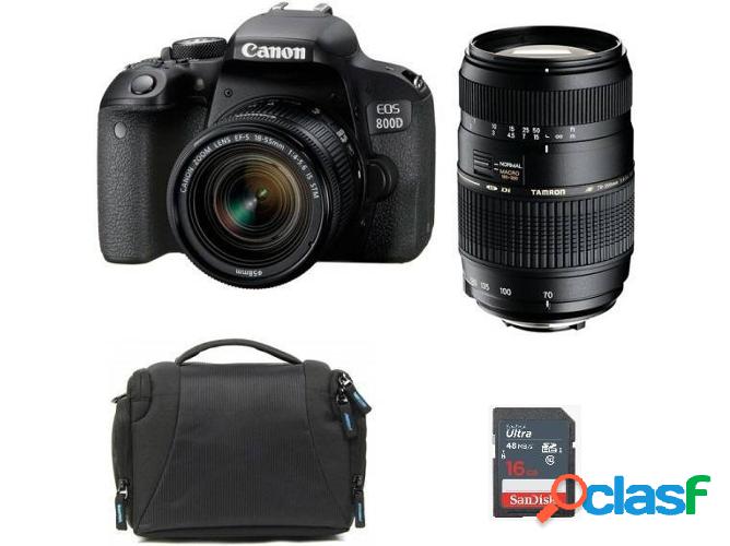 Kit Cámara Réflex CANON EOS 800D EF-S 18-55mm F4-5.6 IS