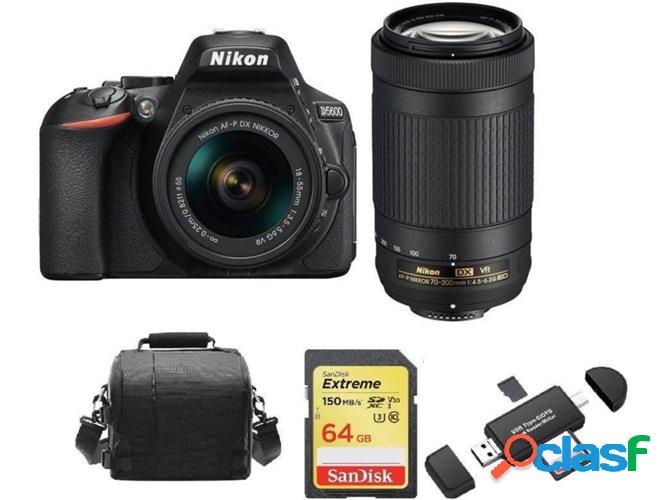 Kit Cámara Réflex NIKON D5600 AF-P 18-55MM F3.5-5.6G VR