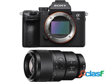 Kit Cámara SONY ALPHA 7 III + Sony FE 90mm F2.8 Macro G OSS
