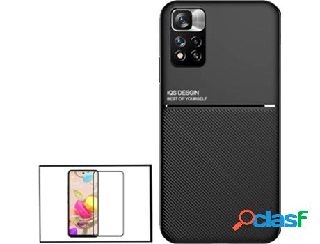 Kit Funda Magnetic Lux y Protector Cristal Templado 5D Full