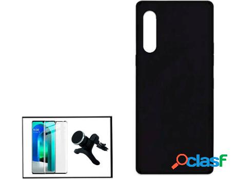 Kit Protector de Cristal Templado 5D Full Cover, Funda