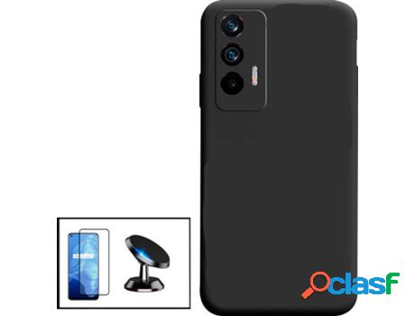 Kit Protector de Cristal Templado 5D Full Cover, Funda