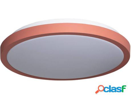 Lámpara LED LEDKIA Circular (Rosa - LED Integrado - 19 W)