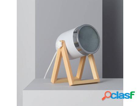 Lámpara de Mesa LEDKIA Galicy (Blanco - E14 - 40 W)