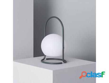Lámpara de Mesa LEDKIA Mkono (Gris - LED Integrado - 2.5 W)