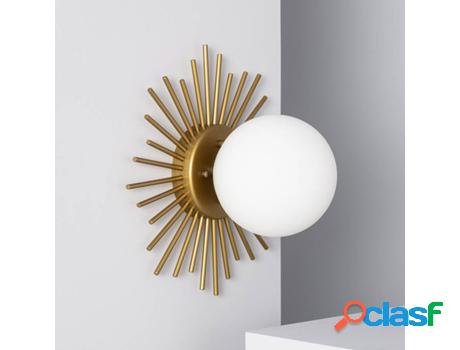 Lámpara de Pared LEDKIA Moon (Dorado - E14 - 60 W)