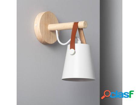 Lámpara de Pared LEDKIA Tynset (Blanco - E27 - 40 W)
