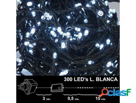 Luces navidad 300 leds luz blanca interior / exterior (ip44)