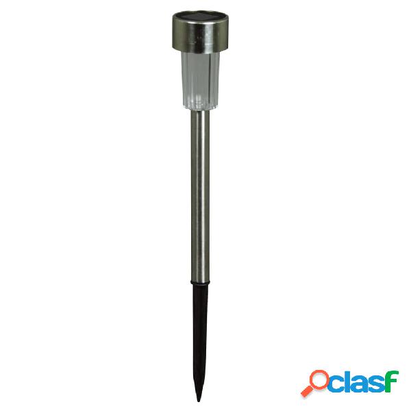 Luxform Postes de luz solares Siena 8 unidades plateado