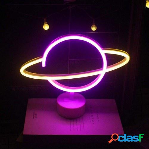 Luz linda de la noche del diseño al lado de la lámpara 3 *