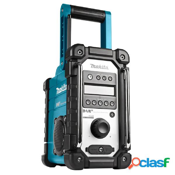 Makita Radio de construcción sin baterías ni cargador azul