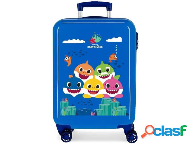 Maleta de Cabina NICKELODEON Happy Family Azul (38x55x20cm)