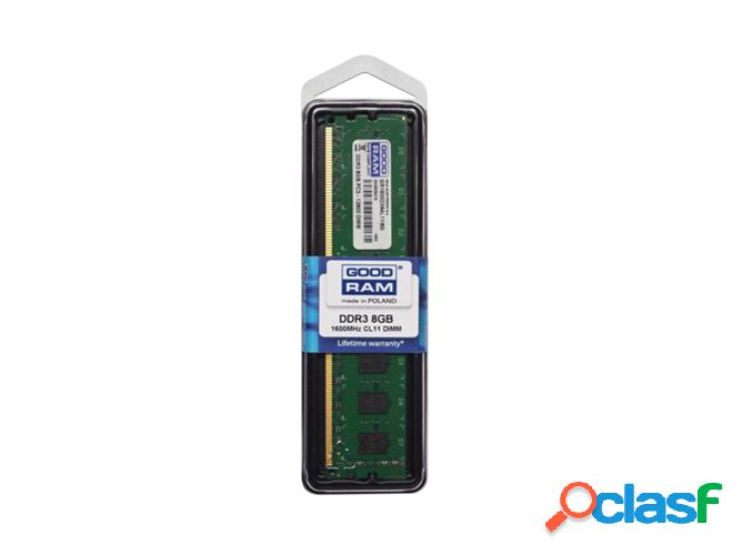 Memoria RAM DDR3 GOODRAM RA000584 (1 x 8 GB - 1600 MHz - CL