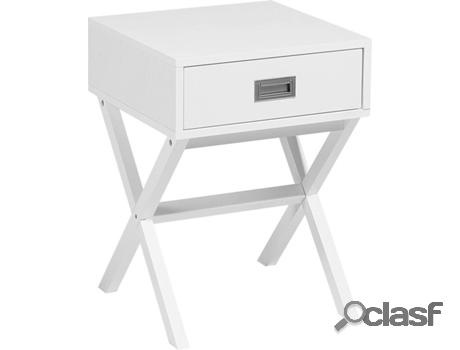 Mesa Auxiliares Monroe (Blanco - MDF -40x40x55 cm)