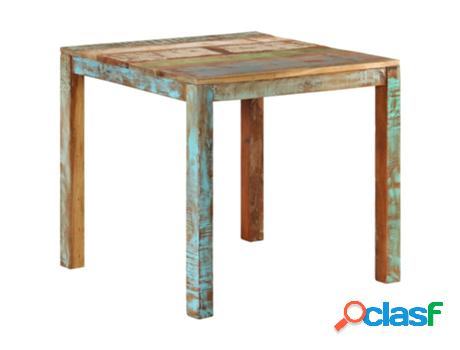 Mesas de Comedor VIDAXL (Multicolor - Madera - 82x80x76 cm)