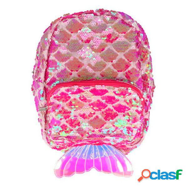 Mochila Infantil Lentejuelas Sirena