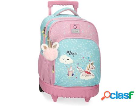 Mochila con Ruedas ENSO Magic Unicorn (Multicolor - 33x44x21