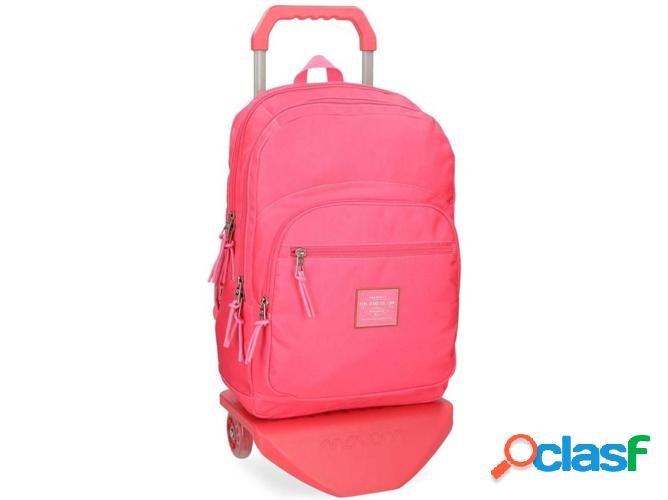 Mochila con Ruedas PEPE JEANS Cross Rosa (30.5 x 44 x 15 cm)