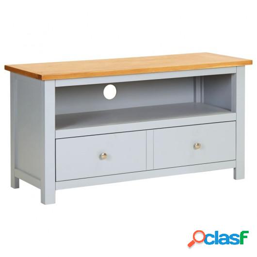 Mueble para el televisor de madera maciza de roble 90x35x48
