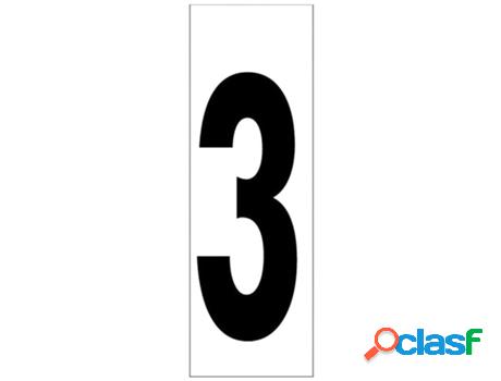 Numero adhesivo 46x140 mm. n 3