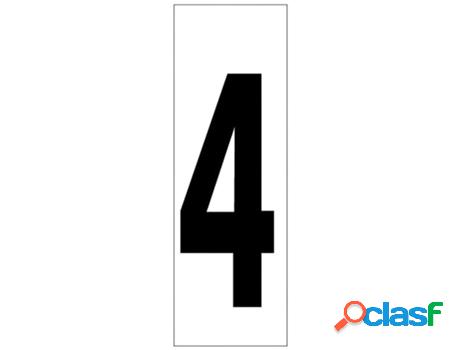 Numero adhesivo 46x140 mm. n 4