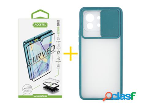 Pack 1 X Película de Vidrio Templado Curvado + Funda