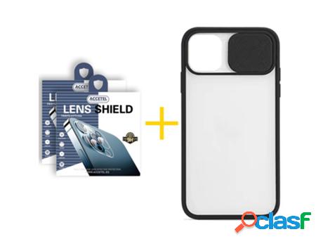 Pack 2 X Película de Câmara Traseira + Funda Accetel para