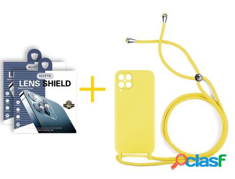 Pack 2 X Película de Cámara trasera + Funda Accetel para