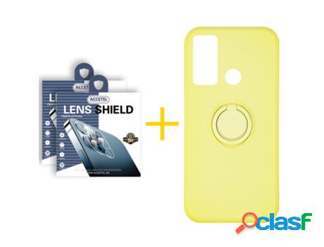 Pack 2 X Película de Cámara trasera + Funda Accetel por